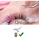 Gene false fir cu fir S&C Blue Elipsoidale, tip banda D/0.15 de 10mm + 10 Paduri din Gel